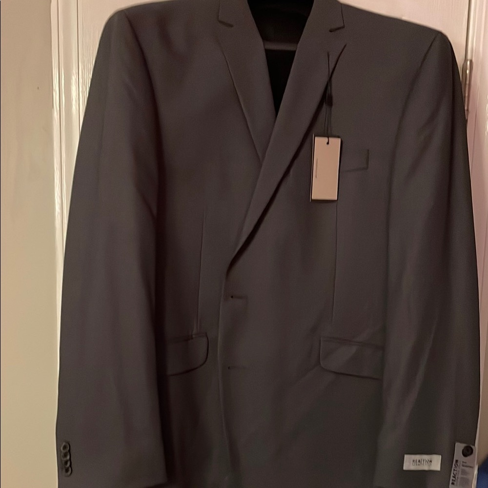 Kenneth Cole Reaction Charcoal Blazer. Gray. Brand new with tags